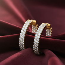 Load image into Gallery viewer, Twin Row Inside Out Natural Diamond