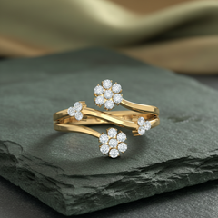 Modern Crossover Twin Floral Diamond