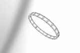 Double Row Beaded with Diamond