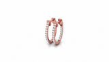 Diamond Mini Hoop Earrings