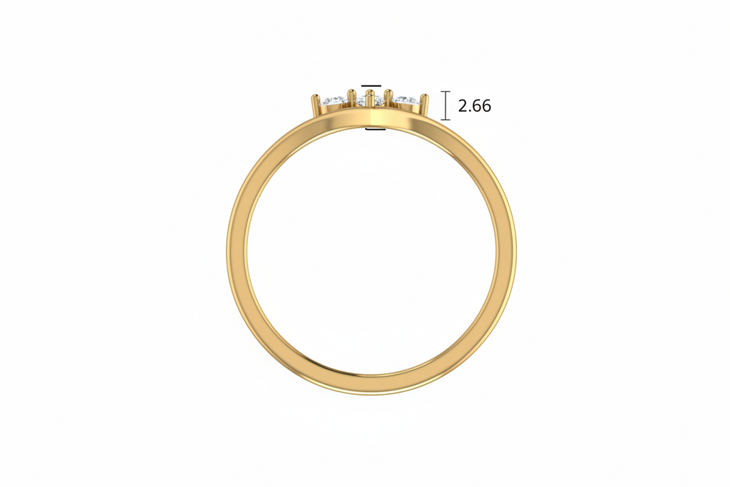 Delicate Star-Set Diamond