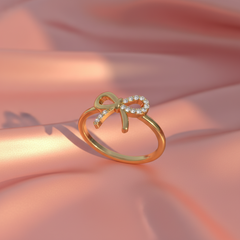 Resplendent Opulent Ribbon Bow Diamond