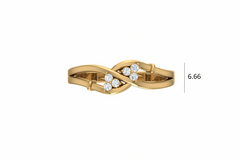 Flowing Diamond Wave Braided Entwined Sculptural Woven Interlaced Undulating