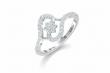 Ornate Diamond Floral Bloom Regal Botanical Blossom Rosette Opulent Radiant Luminous Sparkling