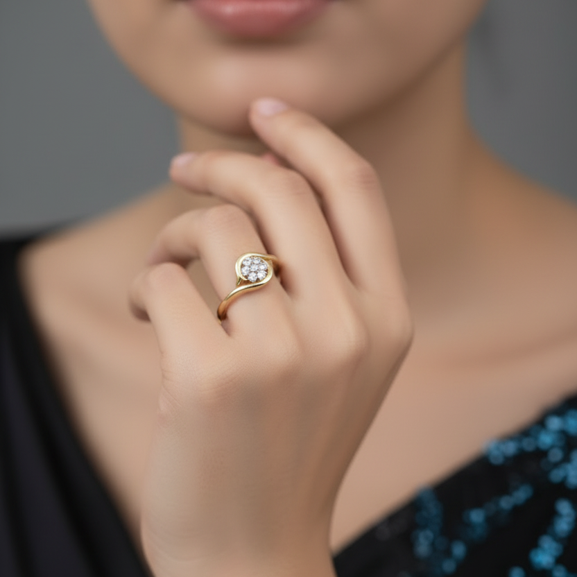 Starburst Diamond Constellation Cluster Intimate Gathered Sparkling Bouquet Feminine Luminous