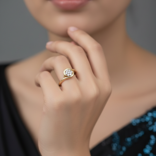 Starburst Diamond Constellation Cluster Intimate Gathered Sparkling Bouquet Feminine Luminous