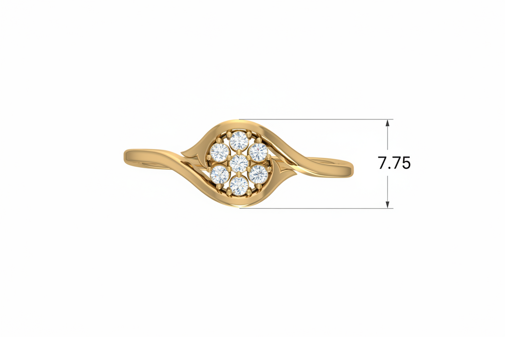 Seven-Stone Diamond Cluster