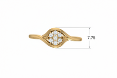 Starburst Diamond Constellation Cluster Intimate Gathered Sparkling Bouquet Feminine Luminous