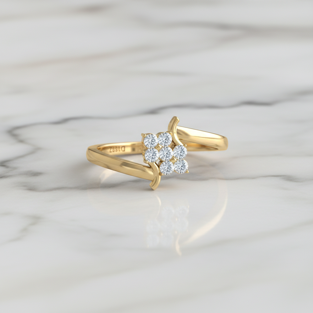 Asymmetric Diamond Bloom