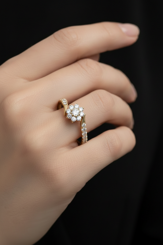 Celestial Diamond Star Cluster Nakshatra Cosmic Stellar