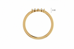 Interlaced Diamond Crossover Bypass Overlap Intertwined Braided Twisted Criss-Cross Feminine Luminous