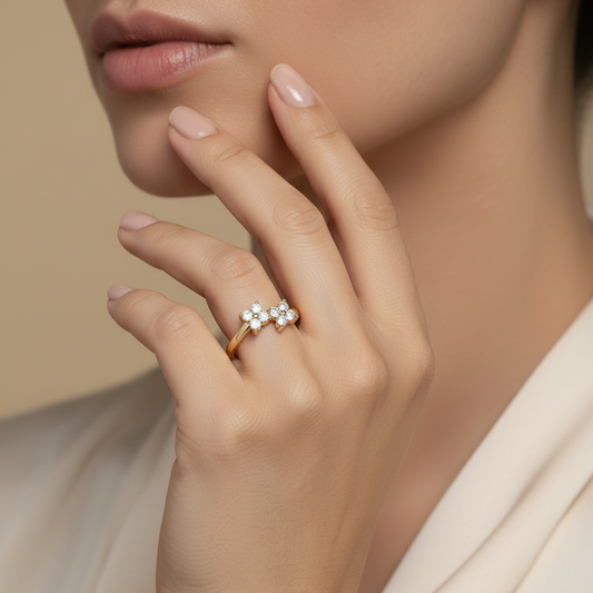 Interlaced Diamond Crossover Bypass Overlap Intertwined Braided Twisted Criss-Cross Feminine Luminous