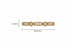 Vintage Lace Filigree Mosaic Heritage Lace Natural Diamond