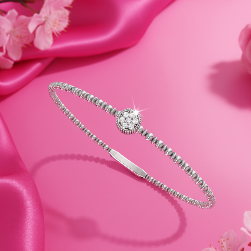 Round Bead Natural Diamond Opulence