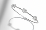 Beaded with Diamond Clusters