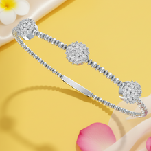 Load image into Gallery viewer, Beaded with Diamond Clusters