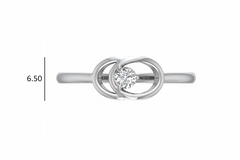 The Interlocking Orbital Single Stone Diamond