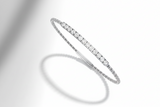Beaded with Channel-Set Diamond Bar