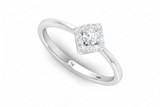 Four Square-Cluster Halo Diamond