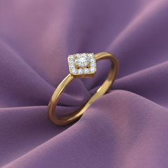 Four Square-Cluster Halo Diamond