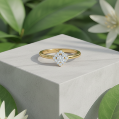 Four Square-Cluster Halo Diamond