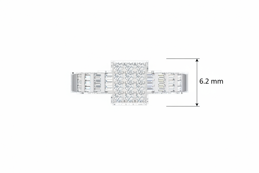 Round And Bagutte Extravagant Opulent Diamond
