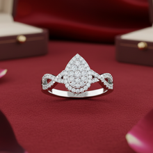 Load image into Gallery viewer, Pear-Shaped Diamond Infinity