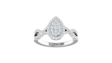 Load image into Gallery viewer, Pear-Shaped Diamond Infinity