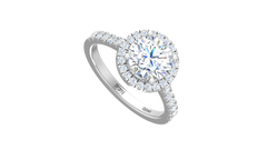 IGI cert. 2.00 ctw Round Center Lab Grown