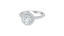 Load image into Gallery viewer, 1.50 ctw Halo Lab Grown