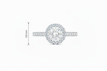 Load image into Gallery viewer, 1.50 Cart Halo Lab Grown Diamond