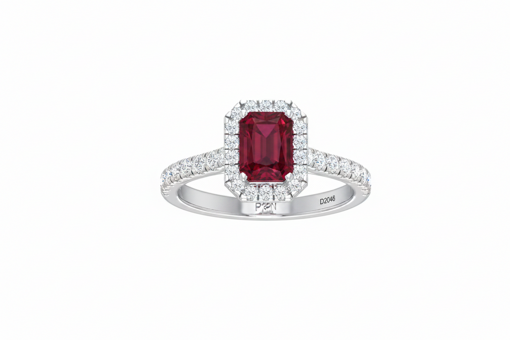 Emerald Cut Ruby