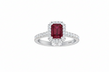 Load image into Gallery viewer, Emerald Cut Ruby