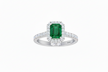Load image into Gallery viewer, Emerald Cut Emerald