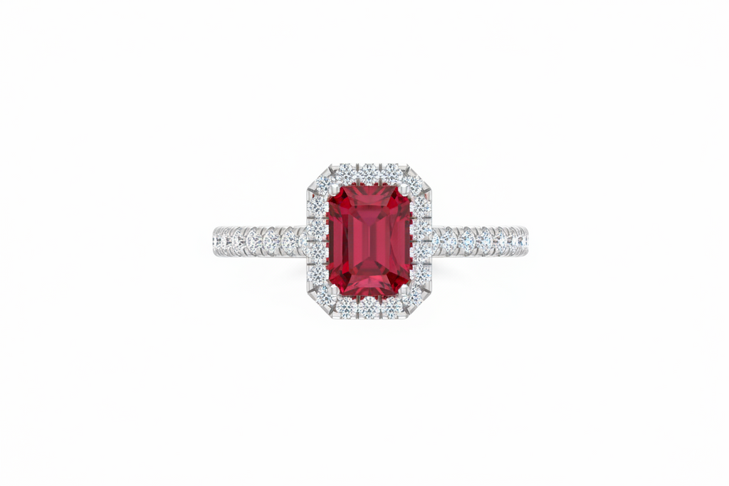 Emerald Cut Ruby