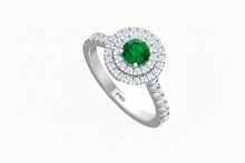 Load image into Gallery viewer, Round Cut Emerald