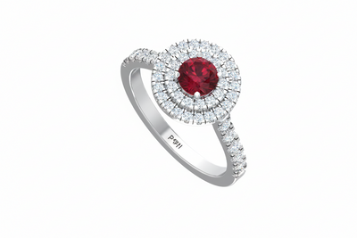 Round Cut Ruby