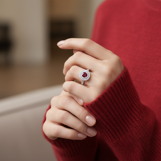 Round Cut Ruby
