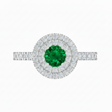 Load image into Gallery viewer, Round Cut Emerald