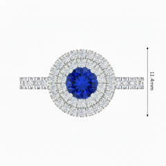 Round Cut Sapphire