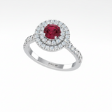 Round Cut Ruby