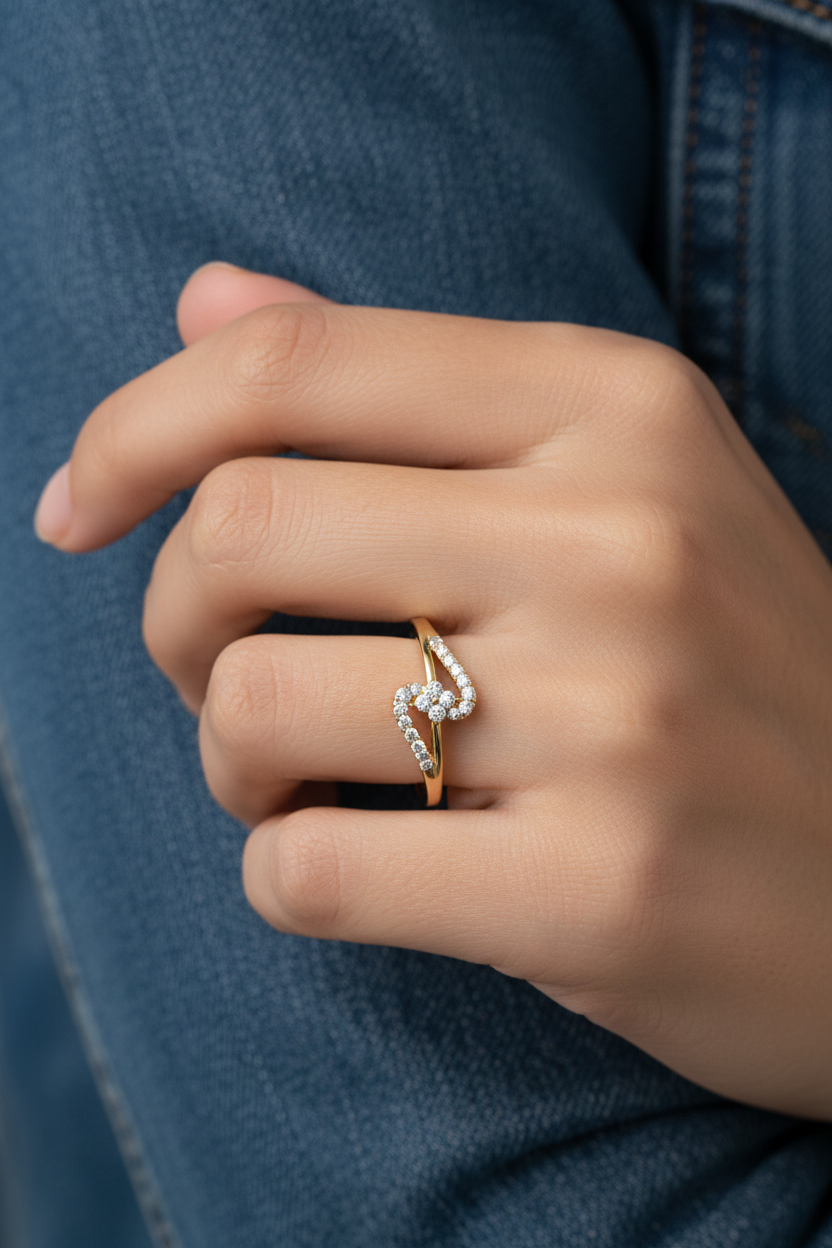 Fluid Blossom Inflection Curve Way Diamond