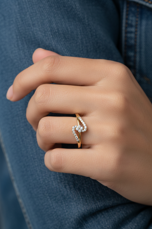 Fluid Blossom Inflection Curve Way Diamond