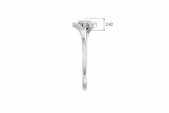 Fluid Blossom Inflection Curve Way Diamond