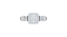 Load image into Gallery viewer, Luxe Triple-Section Mosaic Halo