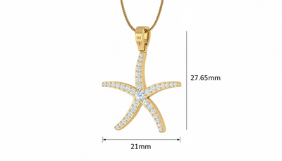 Starfish Elongated Link Diamond