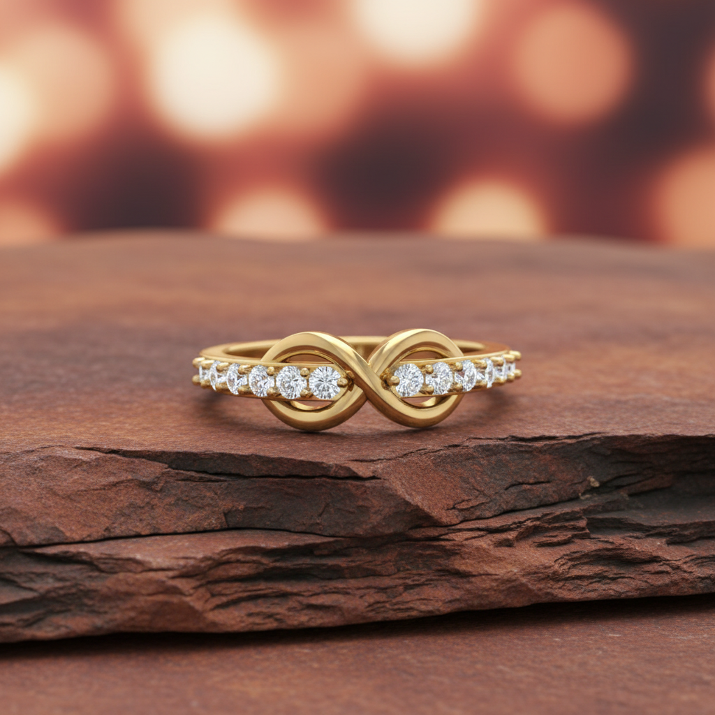 Flowing Diamond Eternal Loop Organic Infinity Fluid Feminine