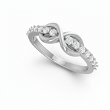 Flowing Diamond Eternal Loop Organic Infinity Fluid Feminine