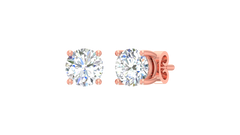 Four Prong Round Solitaire Diamond