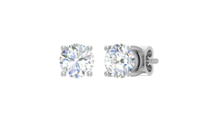 Four Prong Round Solitaire Diamond